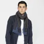 Scarves - PIERIC printed wool scarf - MONSIEUR CHARLI