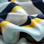 Foulards et écharpes - Foulard en viscose imprimé AUGUSTE bleu - MONSIEUR CHARLI