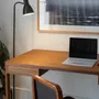 Desks - The Minimalist Modern Front Desk in Walnut  160cm x 80cm - MOR
