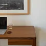 Desks - The Minimalist Modern Front Desk in Walnut  160cm x 80cm - MOR