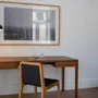 Desks - The Minimalist Modern Front Desk in Walnut  160cm x 80cm - MOR