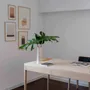 Desks - The Minimalist Modern Front Desk in Ash  140cm x 70cm - MOR