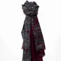 Foulards et écharpes - Chèche en laine GASTON marine - MONSIEUR CHARLI