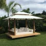 Lawn sofas - SAVANA - Gazebo, daybed, garden bed, relaxation area, shade - HONEYMOON