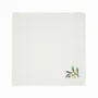 Placemats - Placemat - Evergreen | White on white linen - set of 2 - BLANK SPACE AMSTERDAM