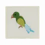 Placemats - Placemat - Evergreen | White on white linen - set of 2 - BLANK SPACE AMSTERDAM