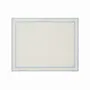 Placemats - Placemat - Evergreen | White on white linen - set of 2 - BLANK SPACE AMSTERDAM