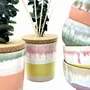 Bougies - Bougie parfumée boho en céramique taille M - WAX DESIGN - BARCELONA