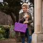 Bags and totes - Geometric Print Fabric Tote Bag - BERBER LEATHER