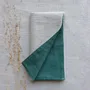 Linge de table textile - Serviette en lin | BICOLORE - GIARDINO SEGRETO