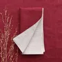 Linge de table textile - Serviette en lin | BICOLORE - GIARDINO SEGRETO