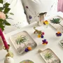 Trays - Enamelled coconut tray - PARADISIO IMAGINARIUM