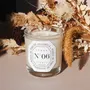 Bougies - Bougie Parfumée Naturelle 180g N°06 - Jardin à la Française - LUMEN • MAISON DE PARFUMS D'INTÉRIEUR