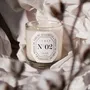Candles - Natural Scented Candle 180g N°02 - Cotton Flower - LUMEN • MAISON DE PARFUMS D'INTÉRIEUR