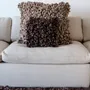 Fabric cushions - Handmade Decorative Cushion. Upcycled Decor from Portugal. White - SOWL