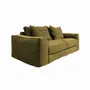 Sofas - Portobello khaki wooded sofa - 4 seats - JOLI JOUR PARIS
