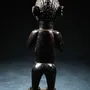 Unique pieces - Nimba statue in wood and brass - QUINTESSENCE AFRICAINE