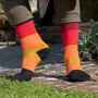 Chaussettes - Chaussettes de luxe pour hommes Block Stripe AW24 - PEPER HAROW SOCKS