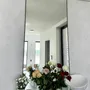 Mirrors - Full Length Mirror With Black Frame (50x150cm) - SCANDINAVIAN GLASSFACTORY
