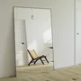 Miroirs - Très grand miroir pleine longueur avec cadre noir (110 x 210 cm) - SCANDINAVIAN GLASSFACTORY