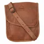 Leather goods - Leather travel pouch with shoulder strap - BERBER LEATHER