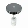 Table lamps - Starlight LED rechargeable table lamp chrome/ white marble - DYBERG LARSEN