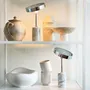 Table lamps - Starlight LED rechargeable table lamp chrome/ white marble - DYBERG LARSEN