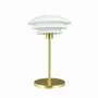 Lampes à poser - Lampe de table DL20 LED Opale/Laiton rechargeable - DYBERG LARSEN