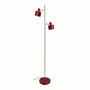 Floor lamps - Ocean Dark red/ brass Floor lamp - DYBERG LARSEN