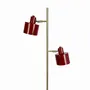 Floor lamps - Ocean Dark red/ brass Floor lamp - DYBERG LARSEN