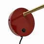 Wall lamps - Ocean Dark red/ brass Wall lamp - DYBERG LARSEN