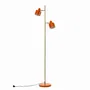 Floor lamps - Ocean orange/ brass floor lamp - DYBERG LARSEN