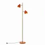 Floor lamps - Ocean orange/ brass floor lamp - DYBERG LARSEN