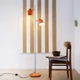 Floor lamps - Ocean orange/ brass floor lamp - DYBERG LARSEN