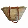 Sacs et cabas - Sac fourre-tout de plage en rotin - Le Safi - BERBER LEATHER