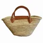 Sacs et cabas - Sac fourre-tout de plage en rotin - Le Safi - BERBER LEATHER