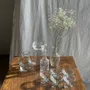 Accessoires à poser - Petit flacon en verre bouchon rond vintage H22,5 - OFFICE OBJETS