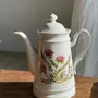 Tea and coffee accessories - Teapot with stylized pink flower patterns brand Made in Korea H23 - OFFICE OBJETS