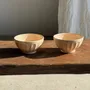 Bowls - 2 large vintage light pink bowls D18 - OFFICE OBJETS