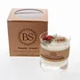 Candles - Large Scented Soy Wax  Candle With Red Berries In Glass Container box of 6, Strawberry - BEAUTY SCENTS CANDLES
