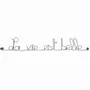 Children's decorative items - Wire Wall Decor\" Life is Beautiful\” to pin - BIJOUX DE MUR