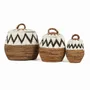Paniers à linge - Panier de plage Little Bay, blanc naturel, L - BAZAR BIZAR LIVING