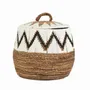 Paniers à linge - Panier de plage Little Bay, blanc naturel, L - BAZAR BIZAR LIVING