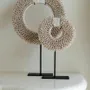 Decorative objects - The Papua Shell Disc on Stand - White - S - BAZAR BIZAR LIVING