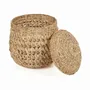 Paniers à linge - Le panier Tarajih - Naturel - L - BAZAR BIZAR LIVING