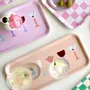 Plats et saladiers - Plateau de service Peach COCKTAILS - 32x15 cm - BLU KAT