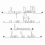 Other wall decoration - Wire wall decor -" Family Quote " - BIJOUX DE MUR