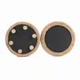 Ottomans - The Circle Storage Ottoman - Natural - BAZAR BIZAR LIVING