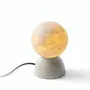 Lampes de table - ABISAL lampe à poser avec base en céramique ou émaillé en couleurs - LUXCAMBRA