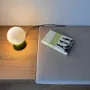 Lampes de table - ABISAL lampe à poser avec base en céramique ou émaillé en couleurs - LUXCAMBRA